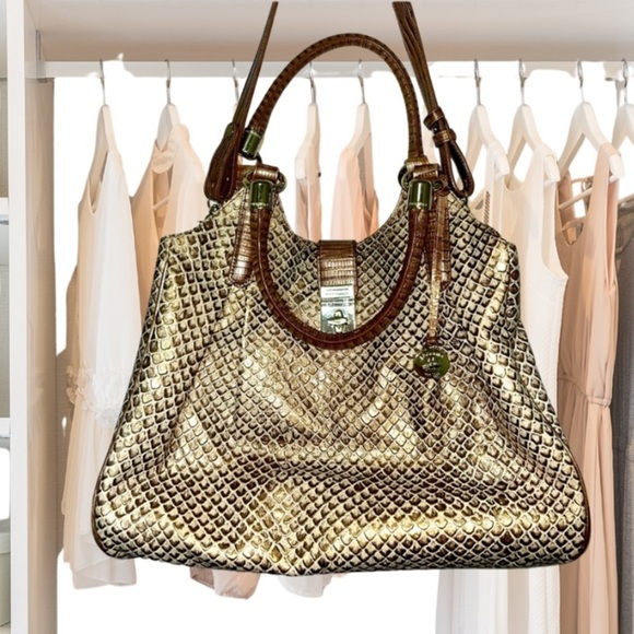 Brahmin, The Elisa Java Collection, Java Latte Purse - Picture 2 of 16